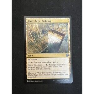 Daily Bugle Building SPM 179 NM Land Marvel MTG